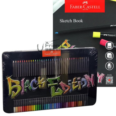 Faber-Castell輝柏Black Edition黑色版黑旋風油性色鉛筆盒裝12-36色